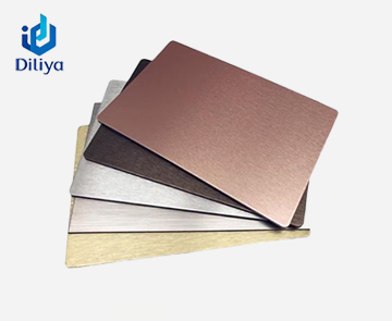 Brushed & Matte Aluminum Veneer
